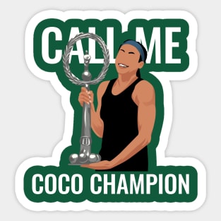 Coco Gauff - Call me coco champion Sticker